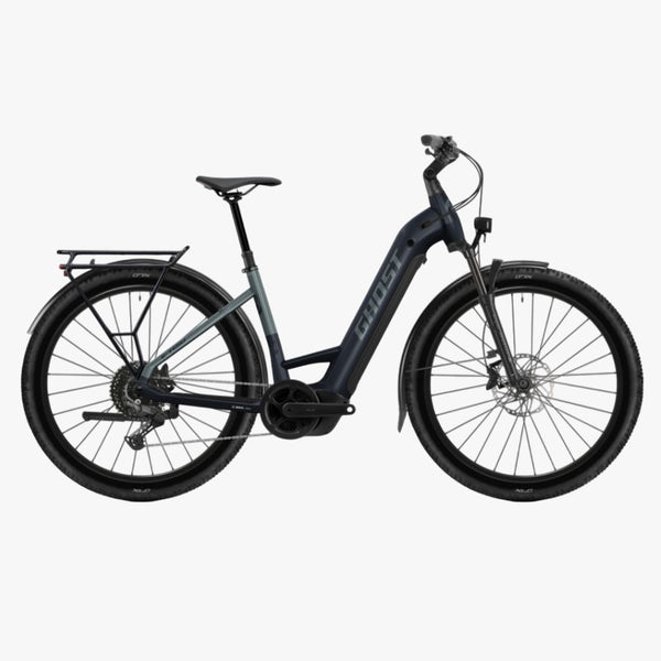 Bicicleta elétrica de trekking E-TERU Universal Low EQ cinzento-escuro/abadia 2026 