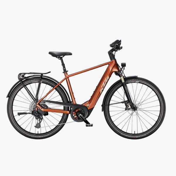 Bicicleta de trekking elétrica KTM Macina Tour CX AXS H Terra