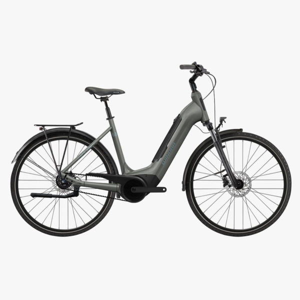 Bicicleta elétrica de trekking Winora TRIA R8F Low GL cinza-claro brilhante 2026 