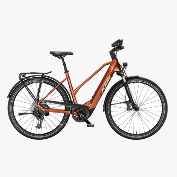 Bicicleta de trekking elétrica KTM Macina Tour CX AXS D Terra