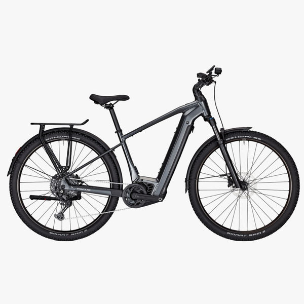 Bicicleta elétrica de trekking E-ALLROUND AVENTURA2 6.7 cinzento claro