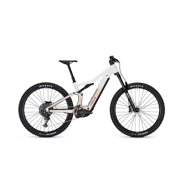 Bicicleta elétrica de montanha com suspensão total Jam2 6.7 Branca/Prata Adamant 