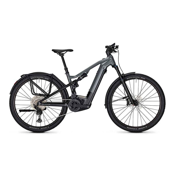 Bicicleta de montanha elétrica com suspensão total THRON2 6.8 EQP Cinza ardósia brilhante / Preto mágico brilhante