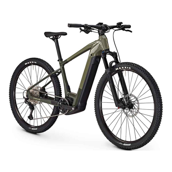 Bicicleta elétrica de montanha rígida JARIFA2 6.9 Verde urbano brilhante / Verde caçador brilhante