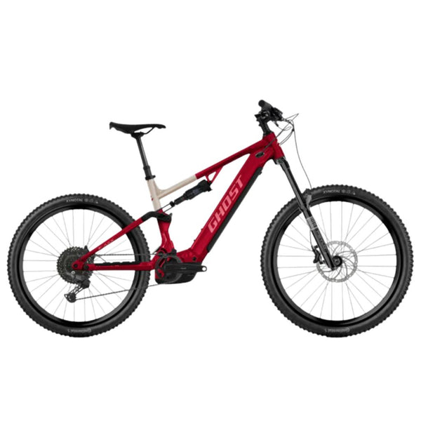 Bicicleta elétrica de montanha E-ASX Essential High, rebelde vermelha/bege café, 2026 