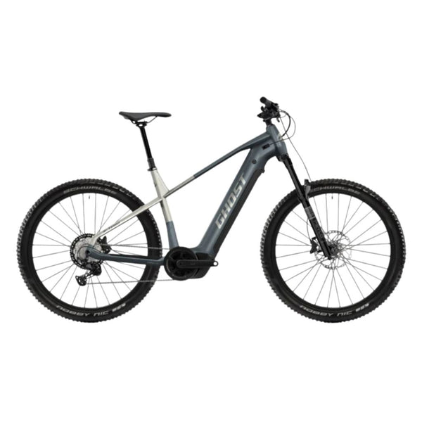 Bicicleta elétrica de montanha E-TERU PRO HIGH 27.5 cinzento tempestade/branco frio 2026 