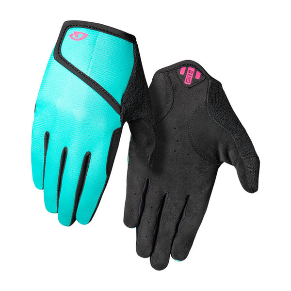 Luvas DND Jr II - Azul-petróleo gritante/Rosa neon