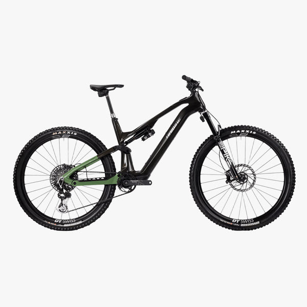 Bicicleta elétrica de montanha Haibike Lyke CF SE - Preto com detalhes em dourado e folha de ouro - Brilhante