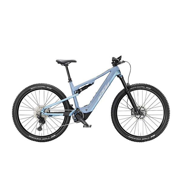 Bicicleta elétrica KTM Macina Prowler Exonic laranja transparente