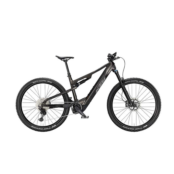 Bicicleta elétrica KTM Macina Prowler Exonic laranja transparente
