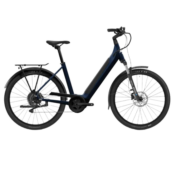 Bicicleta de trekking elétrica Lapierre E-EXPLORER 5.5 Low Azul