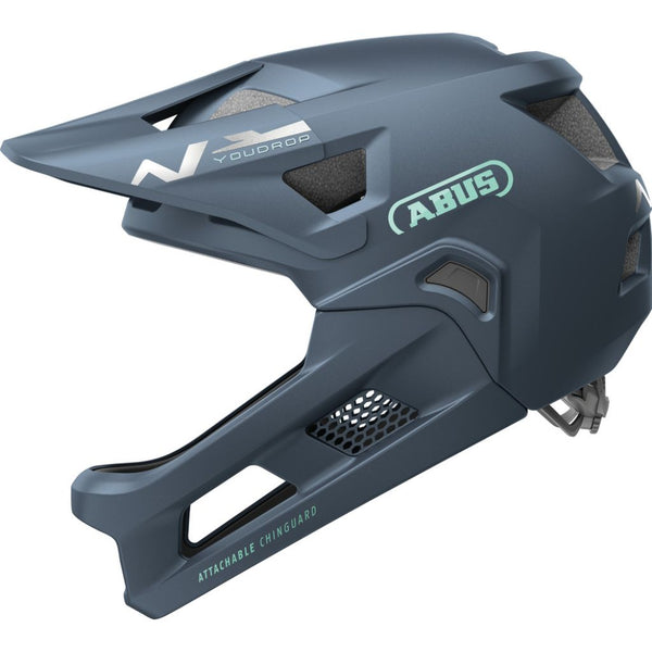 Capacete Abus, YouDrop FF azul meia-noite