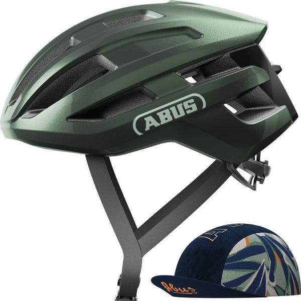 Capacete Abus PowerDome ACE verde musgo