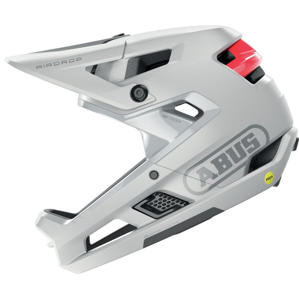 Capacete Abus, AirDrop MIPS branco polar