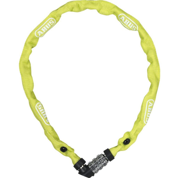 Cadeado ABUS, corrente 1200/60, fita de nylon verde limão