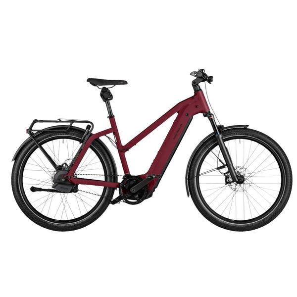 Bicicleta eléctrica Urbana Charger4 Mixte GT Dark red matt