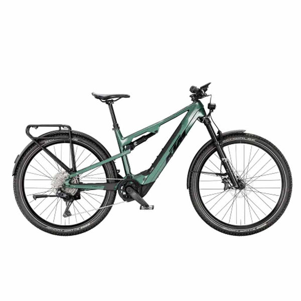Bicicleta de montanha elétrica KTM MACINA CHACANA 891 LFC DI2 OXYGEN GREEN (BLACK) 2026