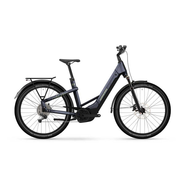 Bicicleta elétrica Winora Yakun X10E Low night roxo 2026