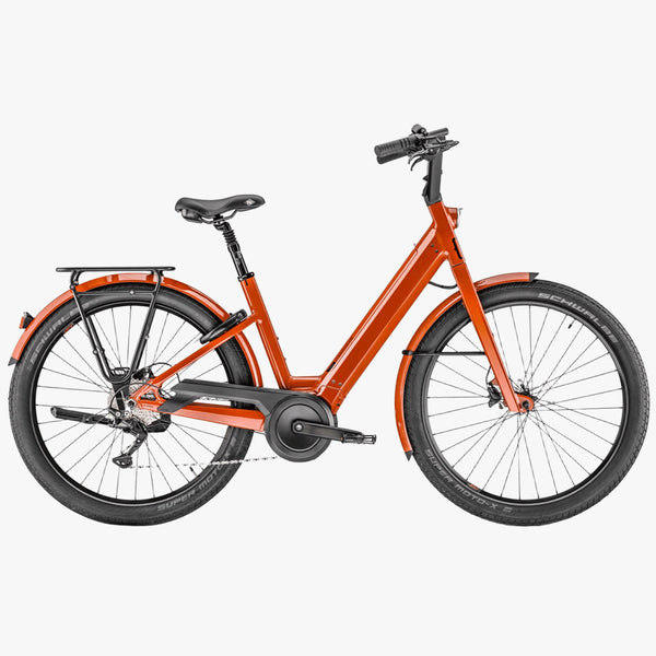 Bicicleta elétrica urbana Moustache Lundi 27.3 Terracotta 500WH 2025 Terracotta Brilhante
