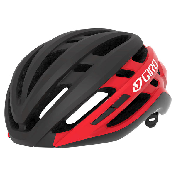 Capacete Agilis Matte - Preto/Vermelho Brilhante Desbotado