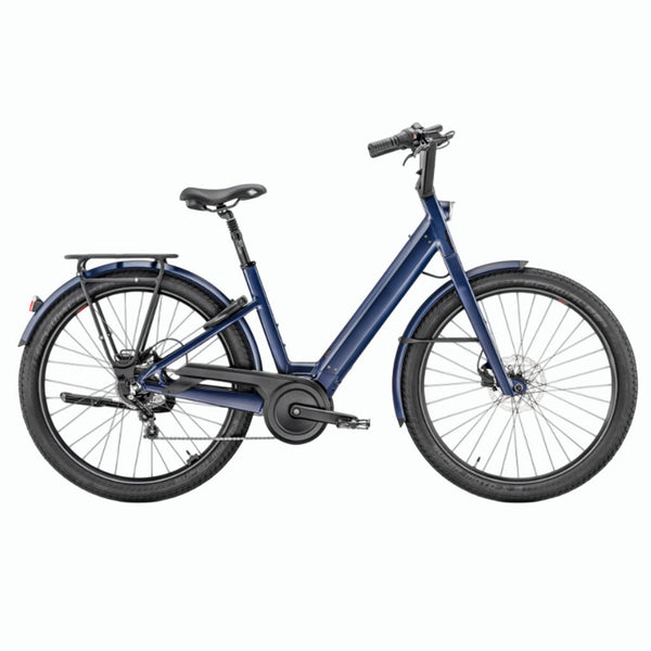 Bicicleta elétrica urbana Moustache Lundi 27.4 Azul Meia-Noite 500Wh 2025