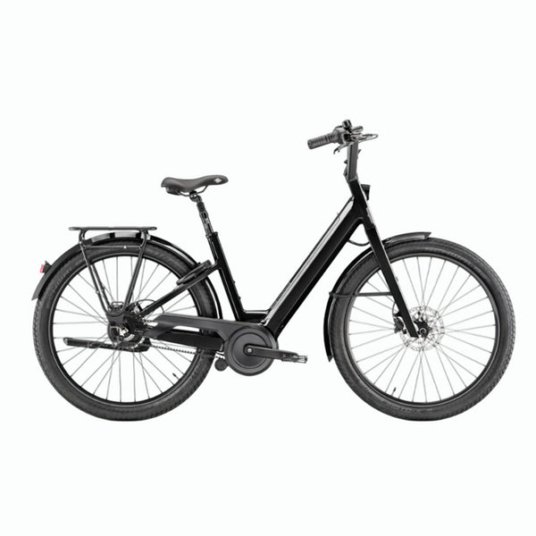 Bicicleta elétrica urbana Moustache Lundi 27.6 preta 500Wh 2025