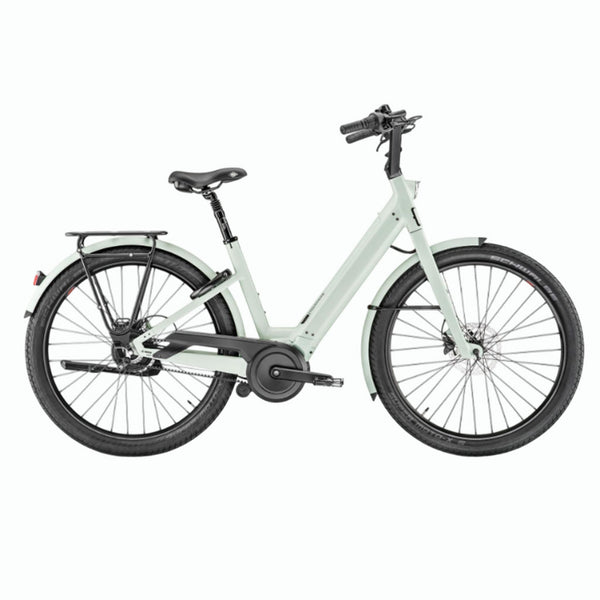 Bicicleta elétrica urbana Moustache Lundi 27.6 Pastel Mint Matt 500WH 2025