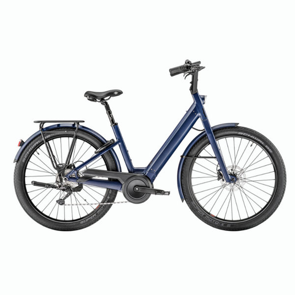 Bicicleta elétrica urbana Moustache Lundi 27.3 Azul Meia-Noite 500Wh 2025