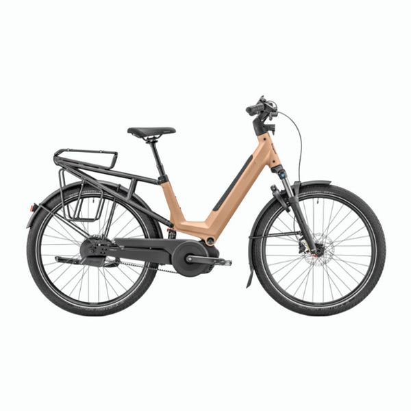 Bicicleta elétrica urbana Moustache Mardi 27.6 FS Auto Earth Metal Suspeita 600Wh 2026