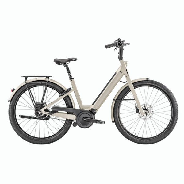 Bicicleta elétrica Urbana Mustache Lundi 27.6 Cinza Pedra 500WH 2025