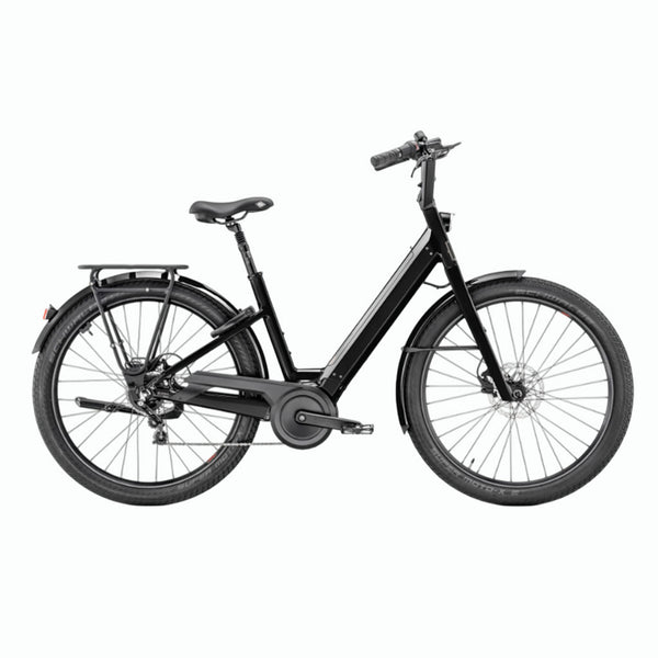 Bicicleta elétrica urbana Moustache Lundi 27.4 preta 500Wh 2025