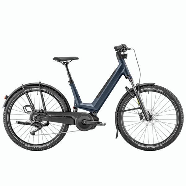 Bicicleta elétrica de trekking Moustache Xroad 2 FS Marine Blue Light 540Wh 2026