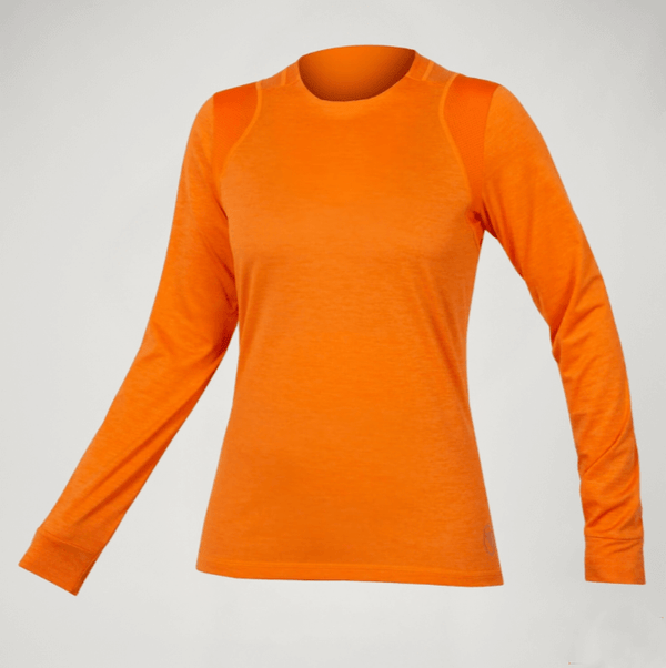 Camisa de manga comprida ENDURA SingleTrack - Laranja