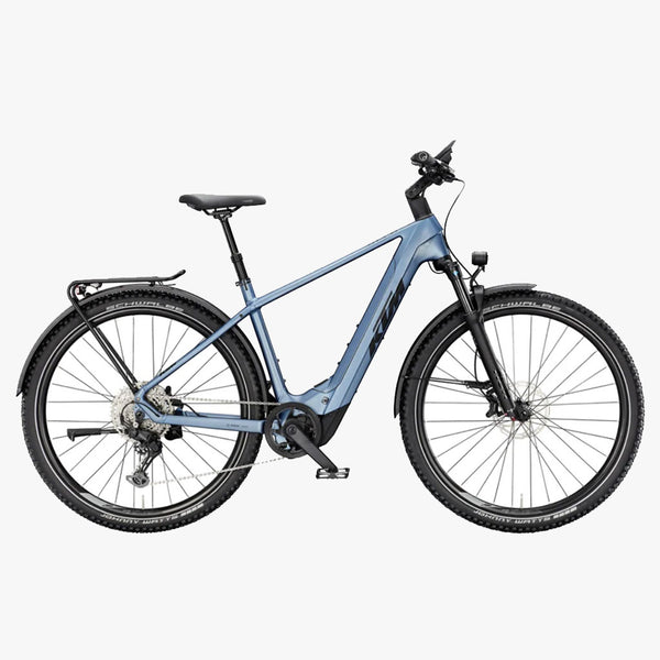 Bicicleta elétrica KTM Macina Prowler Exonic laranja transparente