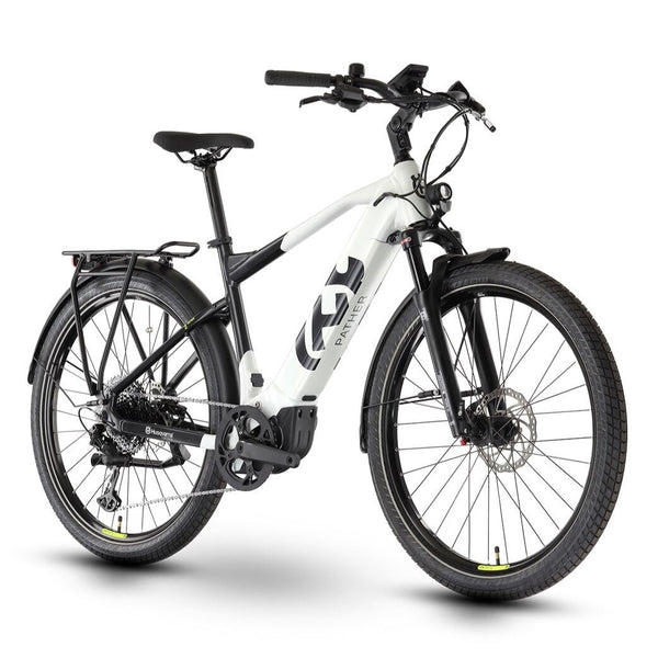 Bicicleta elétrica Husqvarna Pather 2 preta - quadro fechado