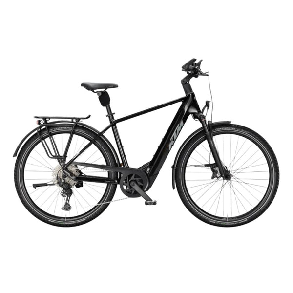 Bicicleta elétrica de trekking KTM Macina Style 830 US Diamond Black