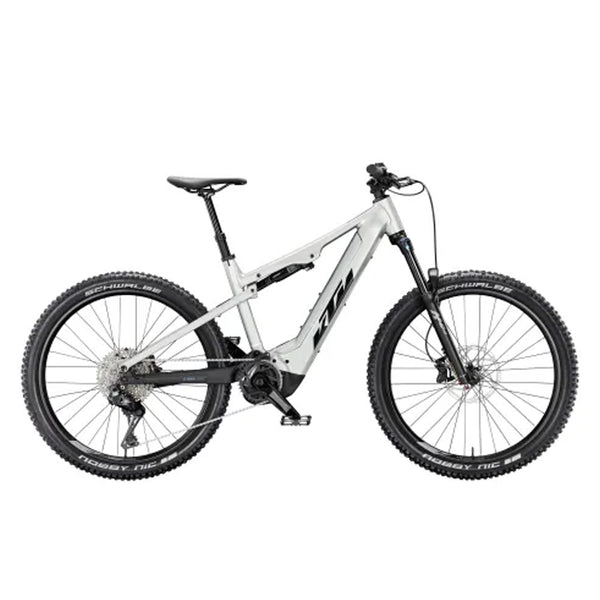 Moto elétrica KTM MACINA LYCAN 772 DI2 PRATA ESTELAR + PRETO FOSCO