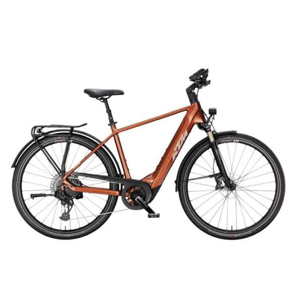 Bicicleta de trekking elétrica KTM Macina Tour CX AXS H Terra