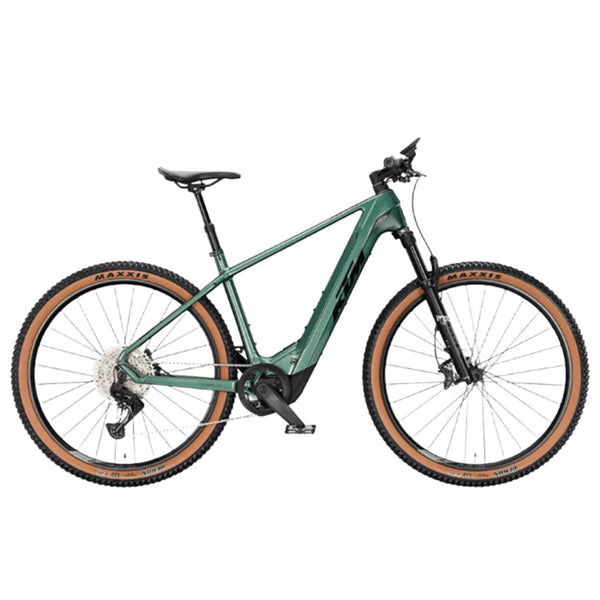 Bicicleta elétrica KTM Macina Prowler Exonic laranja transparente