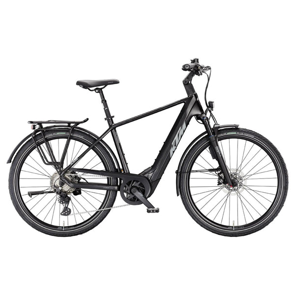 Bicicleta elétrica de trekking KTM Macina Style 830 ABS H Diamond Black Matt