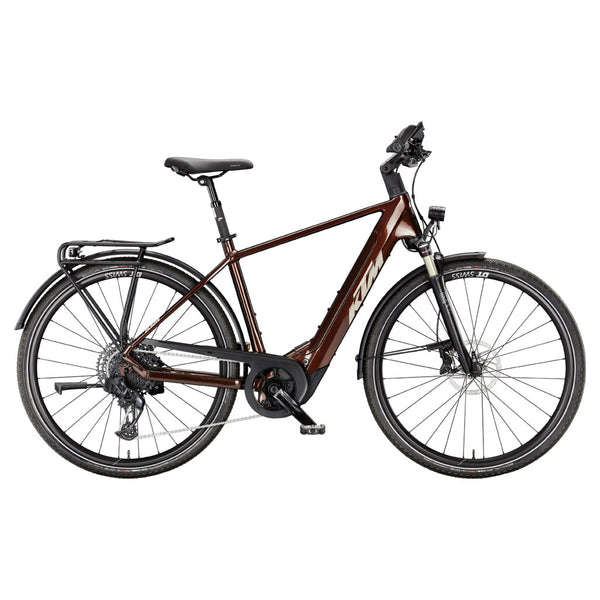 Bicicleta de trekking elétrica KTM Macina Tour CX 820 H Diamond Black
