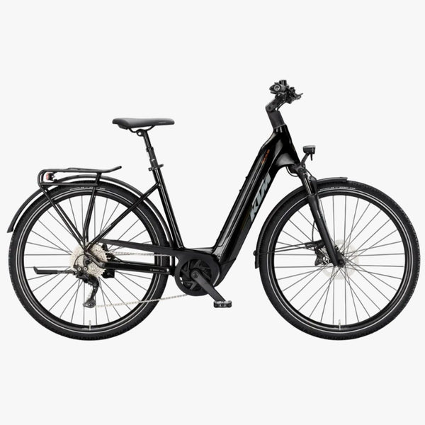 Bicicleta de trekking elétrica KTM Macina Tour CX 830 D Diamond Black