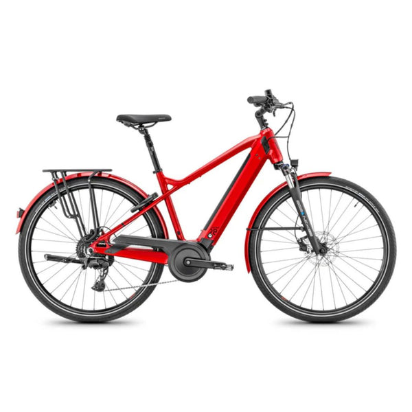 Bicicleta elétrica Mustache Samedi 28.4 vermelha metálica brilhante 