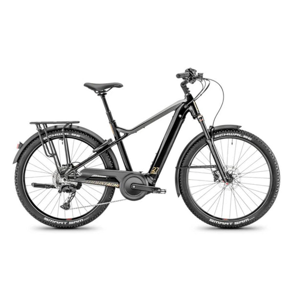 Bicicleta elétrica Mustache Samedi 27 Xroad 6 preta brilhante