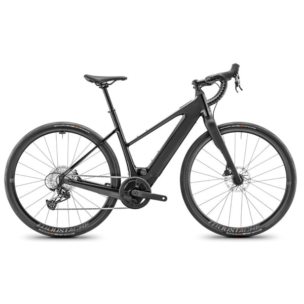 Bicicleta eléctrica de Gravel Moustache Dimanche 28.4 Open 2026 Black Glossy