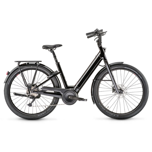 Bicicleta elétrica urbana Moustache Lundi 27.2 preta 500Wh 2025