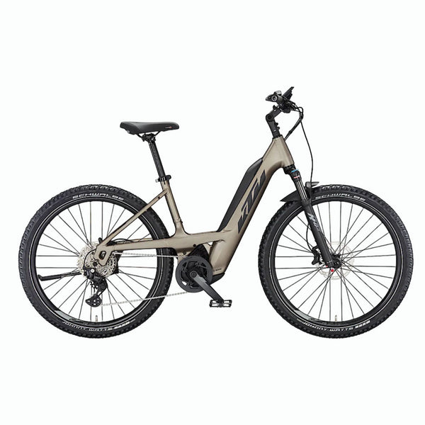 Bicicleta elétrica de montanha KTM Macina AERA 671 Oak Matt