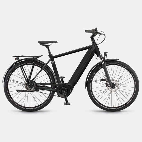 Bicicleta elétrica Winora SINUS R8f masculina Shadowgreen