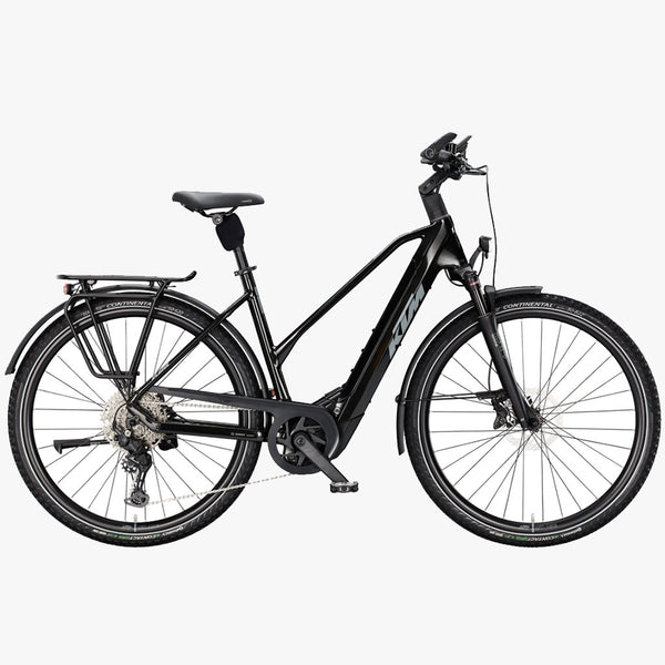 Bicicleta elétrica de trekking KTM Macina Style 830 D Diamond Black