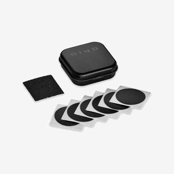 Kit de remendos para bicicleta Giyo (6 remendos de 25 mm + lixa)